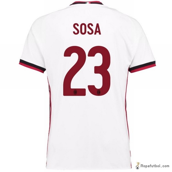 Camiseta AC Milan Replica Segunda Ropa Sosa 2017/18